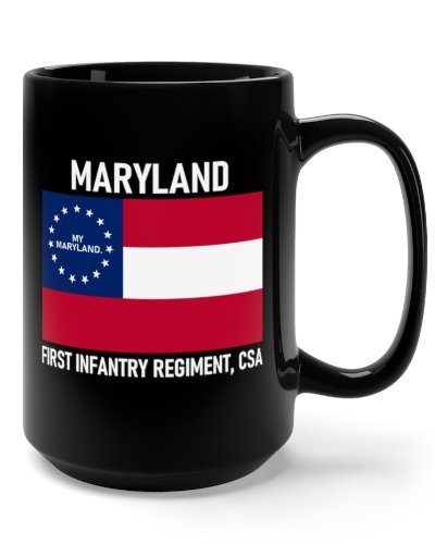 Maryland 1st Infantry Regiment Flag coffee mug